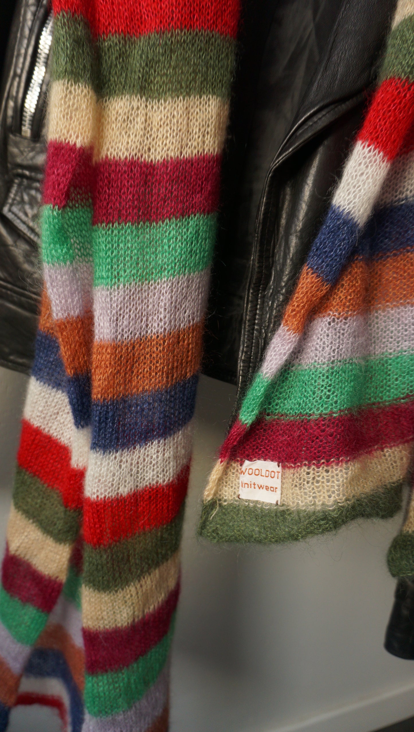 Thin wide big mohair scarf various colors