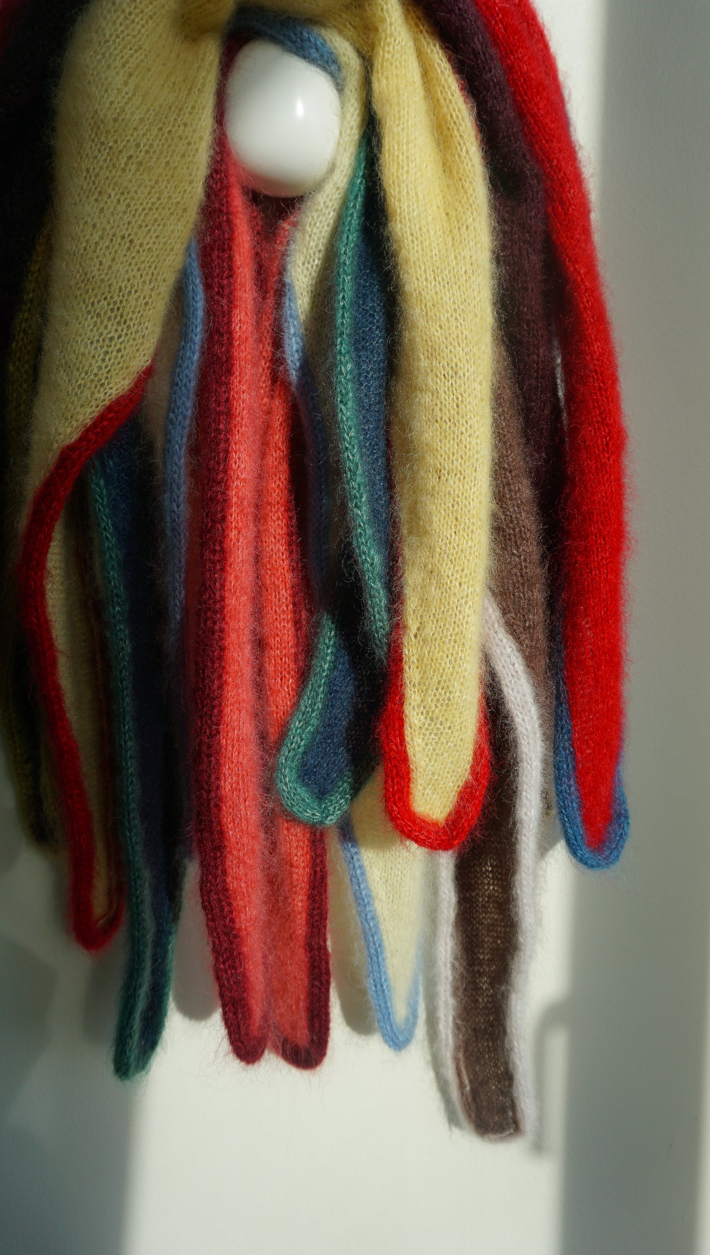 TOMO Bandana pink with burgundy trim