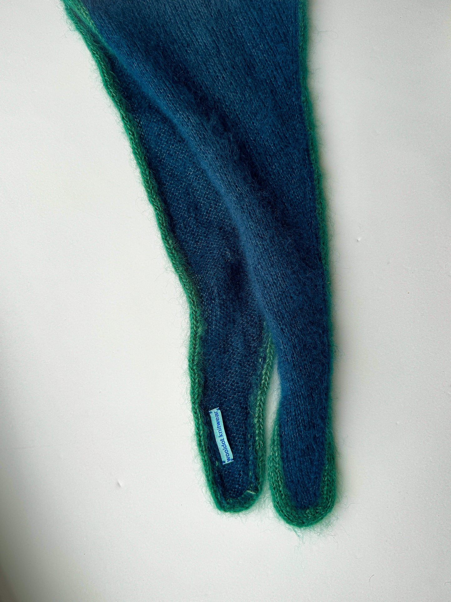 TOMO Bandana dark blue with green trim