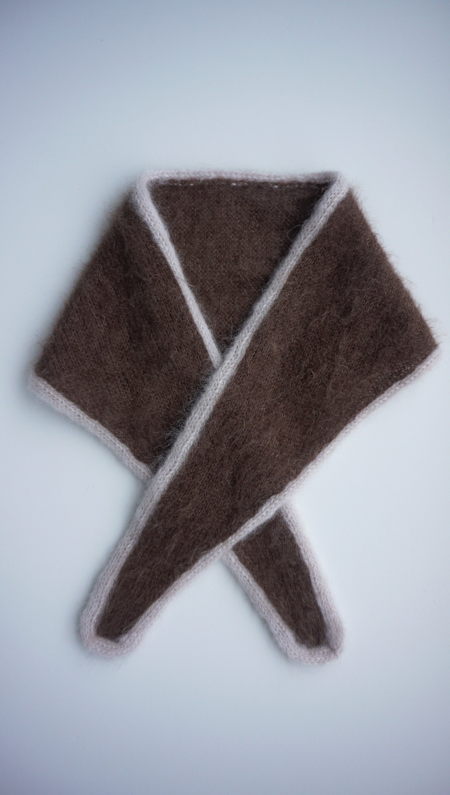 TOMO Bandana brown with beige trim