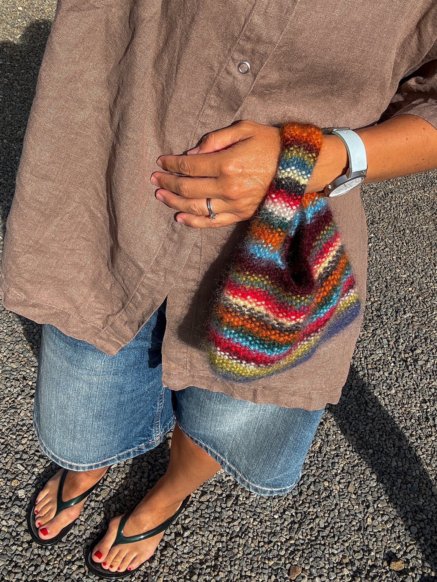 MIRI bag multicolored stripes